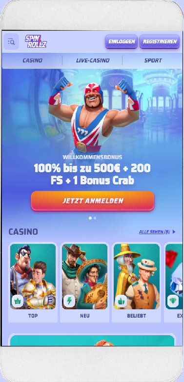 phone main page spinrollz